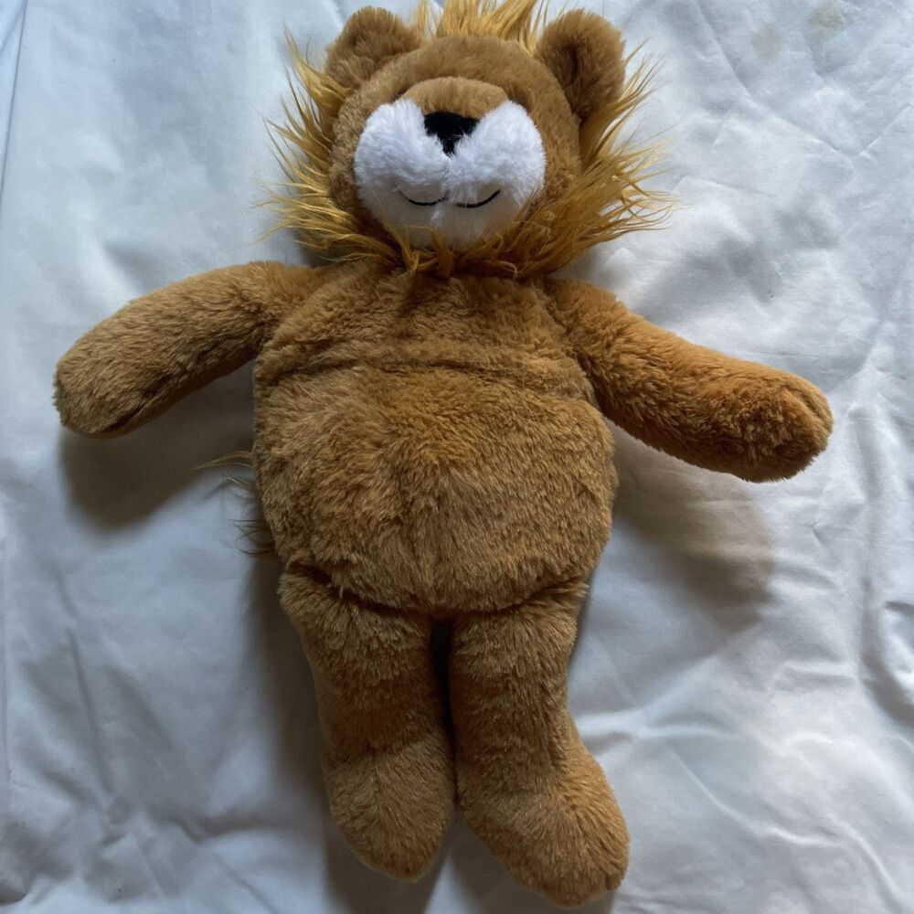 Aroma Home Lion Stuffed Animal Plush Toy Medium Brown Beige